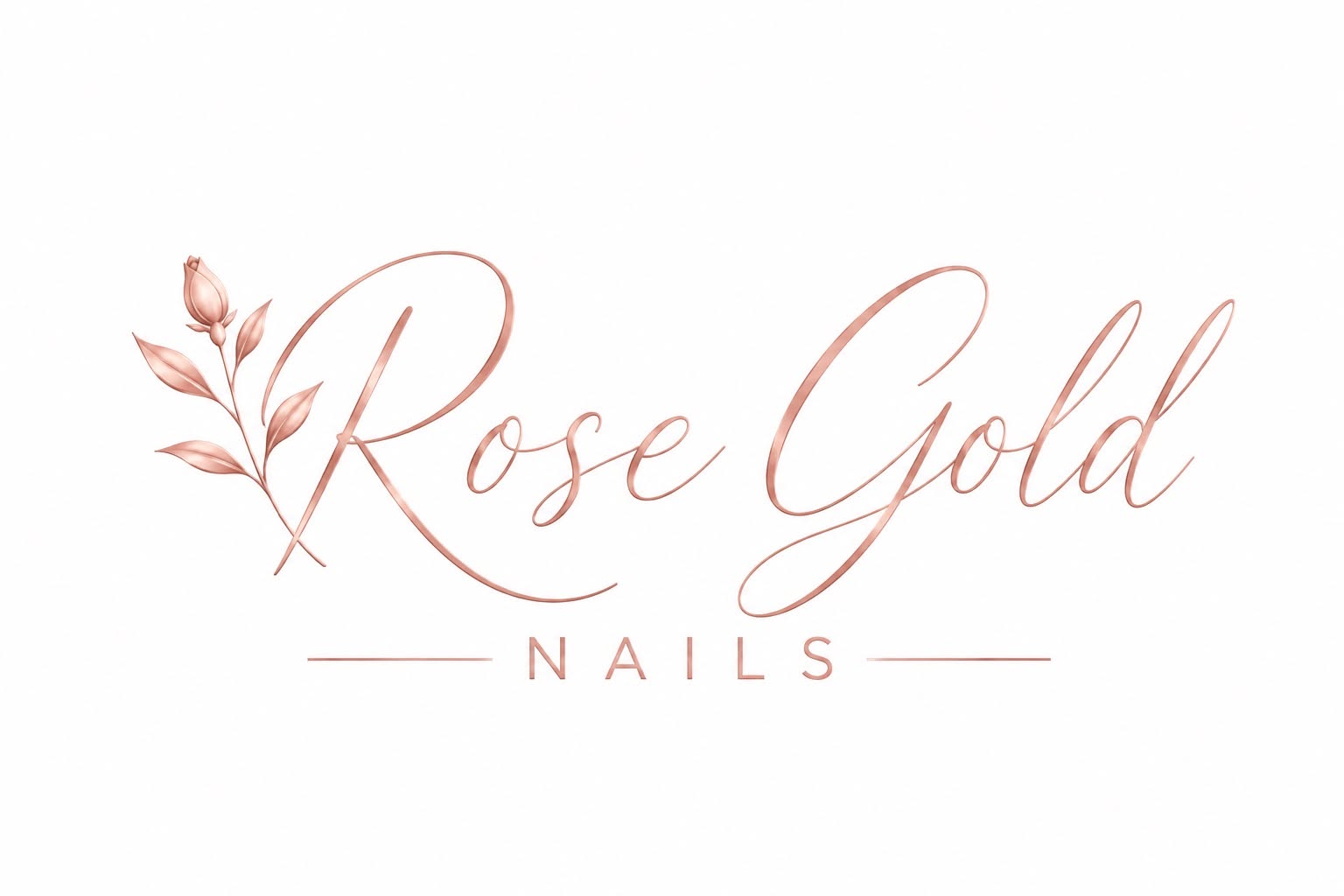 RoseGold Nails